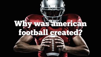 Why was american football created?