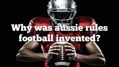 Why was aussie rules football invented?