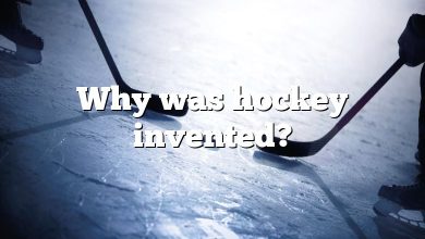 Why was hockey invented?