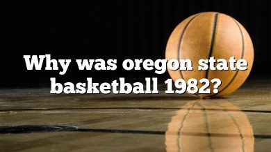 Why was oregon state basketball 1982?