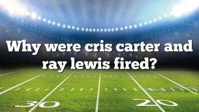 Why were cris carter and ray lewis fired?