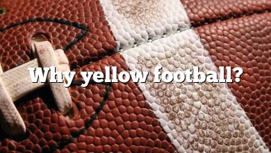 Why yellow football?