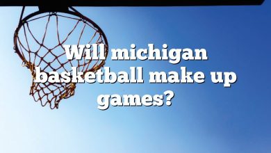 Will michigan basketball make up games?