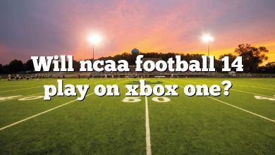 Will ncaa football 14 play on xbox one?