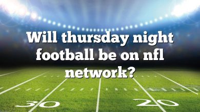 Will thursday night football be on nfl network?