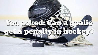 You asked: Can a goalie get a penalty in hockey?