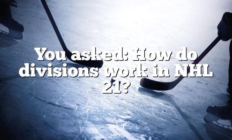 You asked: How do divisions work in NHL 21?