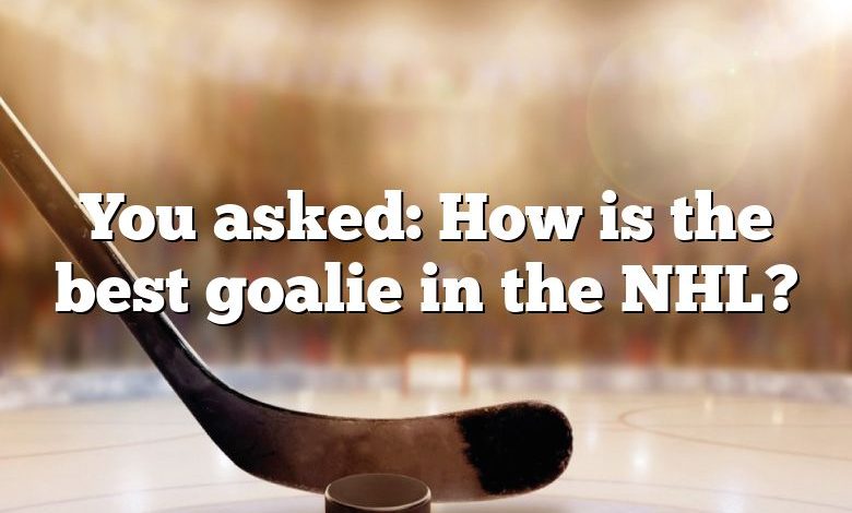You asked: How is the best goalie in the NHL?