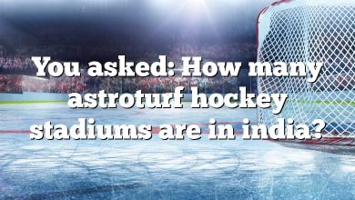 You asked: How many astroturf hockey stadiums are in india?