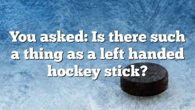 You asked: Is there such a thing as a left handed hockey stick?