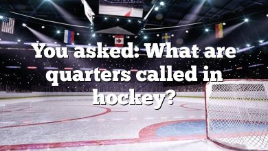 You asked: What are quarters called in hockey?
