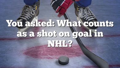 You asked: What counts as a shot on goal in NHL?