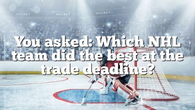 You asked: Which NHL team did the best at the trade deadline?