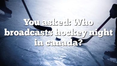 You asked: Who broadcasts hockey night in canada?