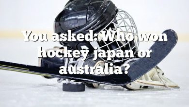 You asked: Who won hockey japan or australia?