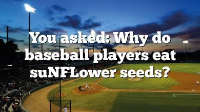 You asked: Why do baseball players eat suNFLower seeds?