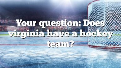 Your question: Does virginia have a hockey team?