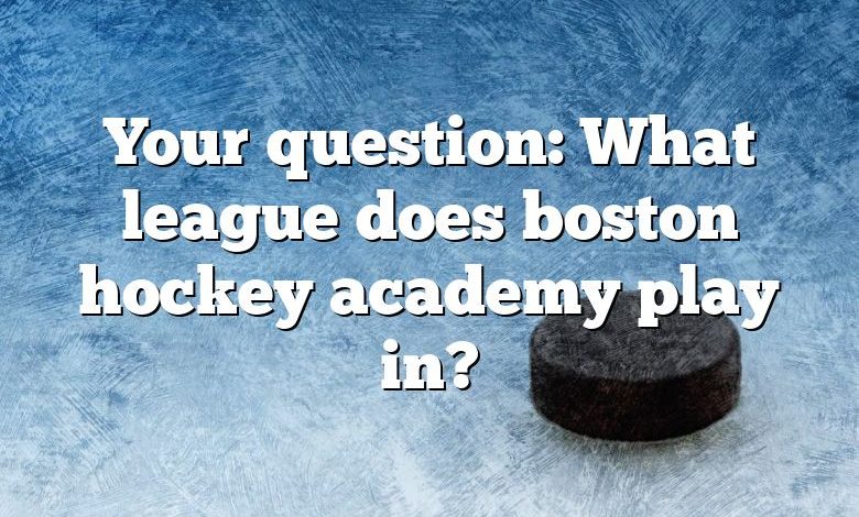 Your question: What league does boston hockey academy play in?