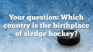 Your question: Which country is the birthplace of sledge hockey?